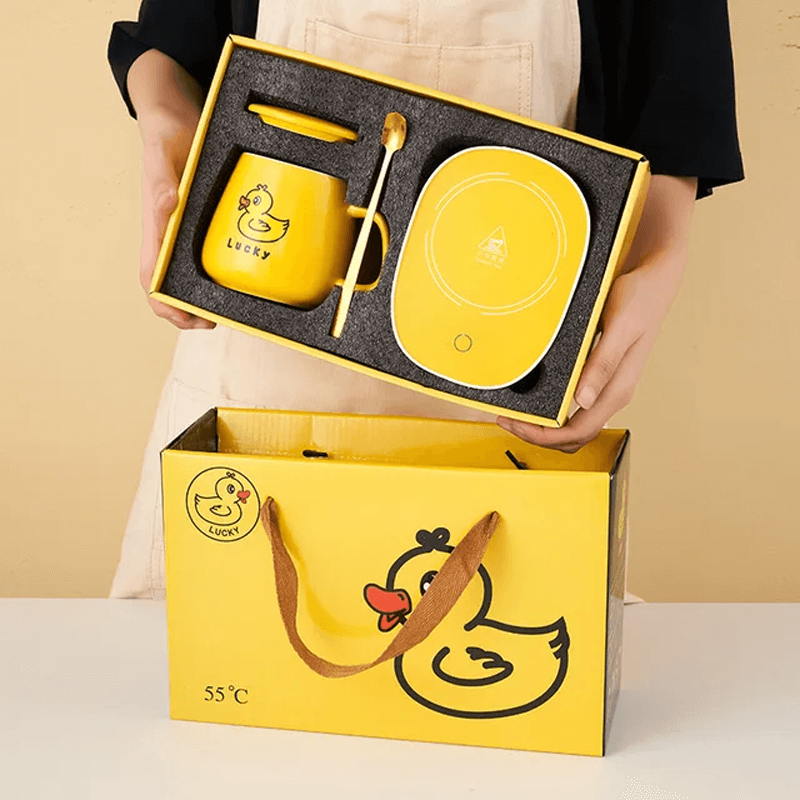 Ceramikmugg Presentset-Kök-BB-Stil 5-Gul-Presentuppsättning-Hemnix