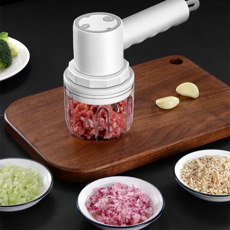 QuickChop – Kompakt manuell kökshackare med enkel betjäning och klar behållare Carvallo