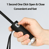 Hopfällbar Paraply med LED-ficklampa-Personligt-BB-Hemnix