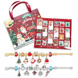 24 Dagar Julens Adventskalender Smyckesask - Berlocksarmband DIY-Jul-BB-Hemnix