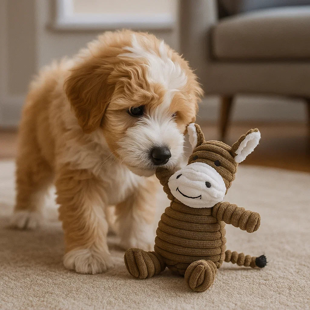 Hundleksak Pluffig Squeaky Tuggedyr Carvallo