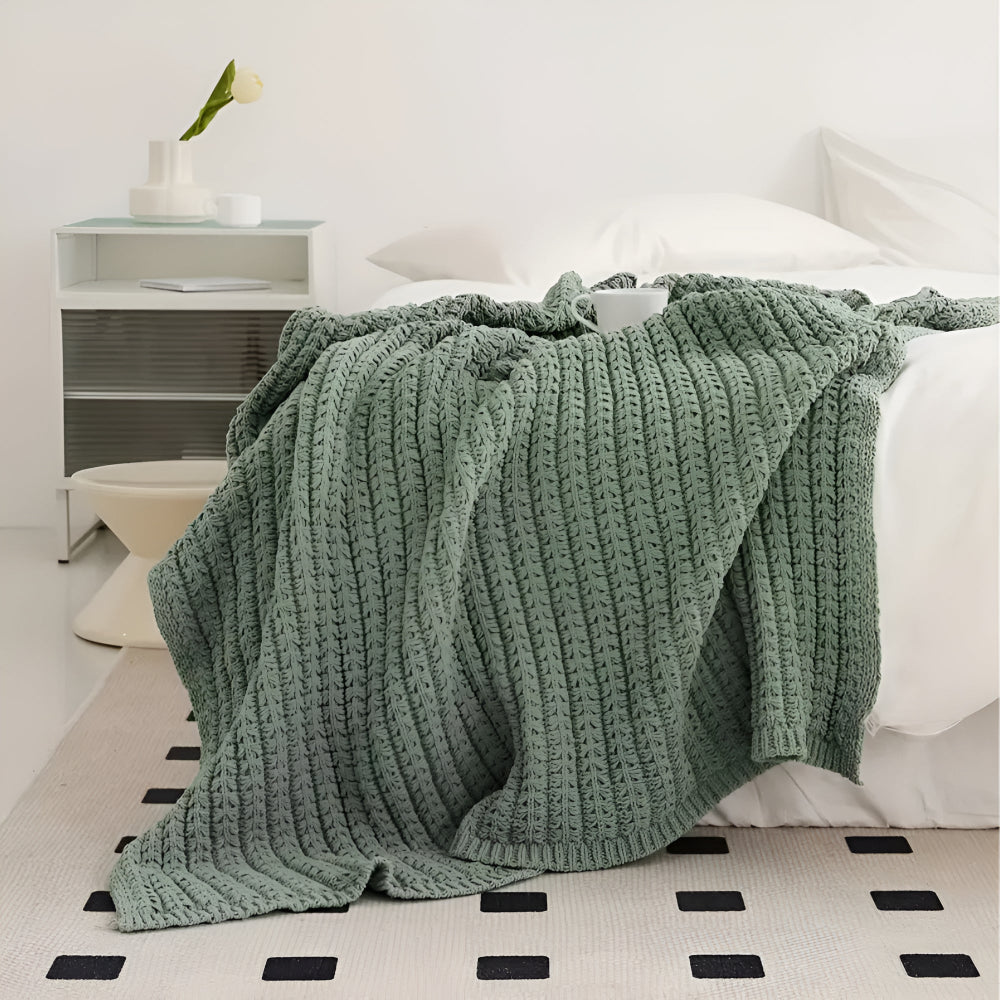 Vintage Chunky Knit Filt Carvallo