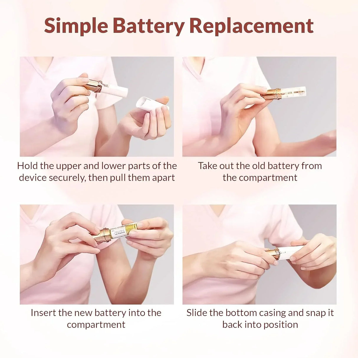 Perfekt ansikts hårborttagare Carvallo