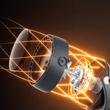 Bärbar bladlös fläkt med digital display – Tyst och uppladdningsbar kylning för inomhus- och utomhusbruk Carvallo