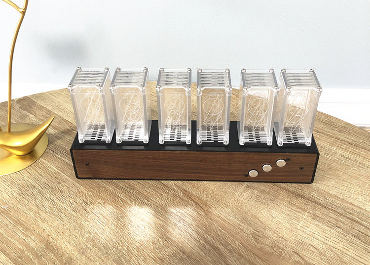 GlowEra – Retroinspirerad LED Nixie-rörklocka MILA Sverige