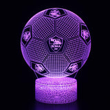 Fotboll 3D Illusion LED-Lampa - Nattlampa - Club Footballdinho