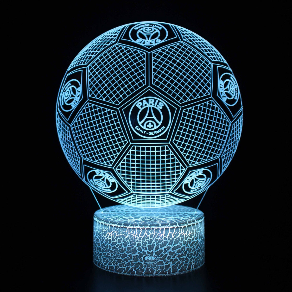 Fotboll 3D Illusion LED-Lampa - Nattlampa - Club Footballdinho