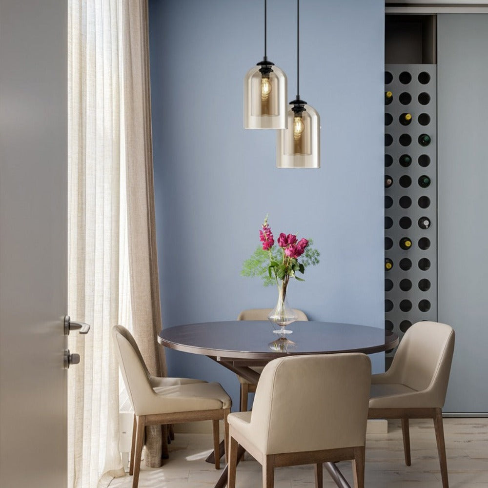 Modern minimalist glas hänglampa Carvallo