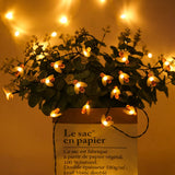 Solar ljusslinga bi – LED dekoration belysning för trädgård & terrass, utomhusbelysning med bidesign Carvallo