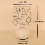 Geometrisk Stil Bordslampa - Modern och Atmosfärisk Carvallo