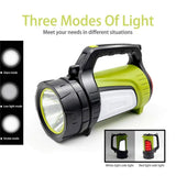 LED Dubbelsidig Ficklampa – Vattentålig Arbetslampa för Utomhus och Nödsituationer Carvallo