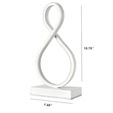 Elegant Infinity Curve LED-bordslampa – modern 8-formad minimalistisk design MILA Sverige