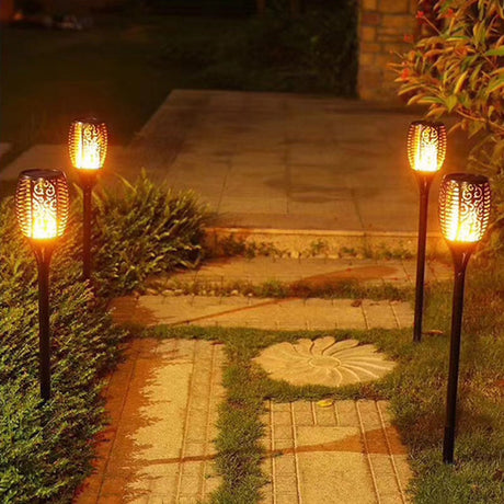 Utomhus Solträdgårdslampa Flammeffekt Carvallo