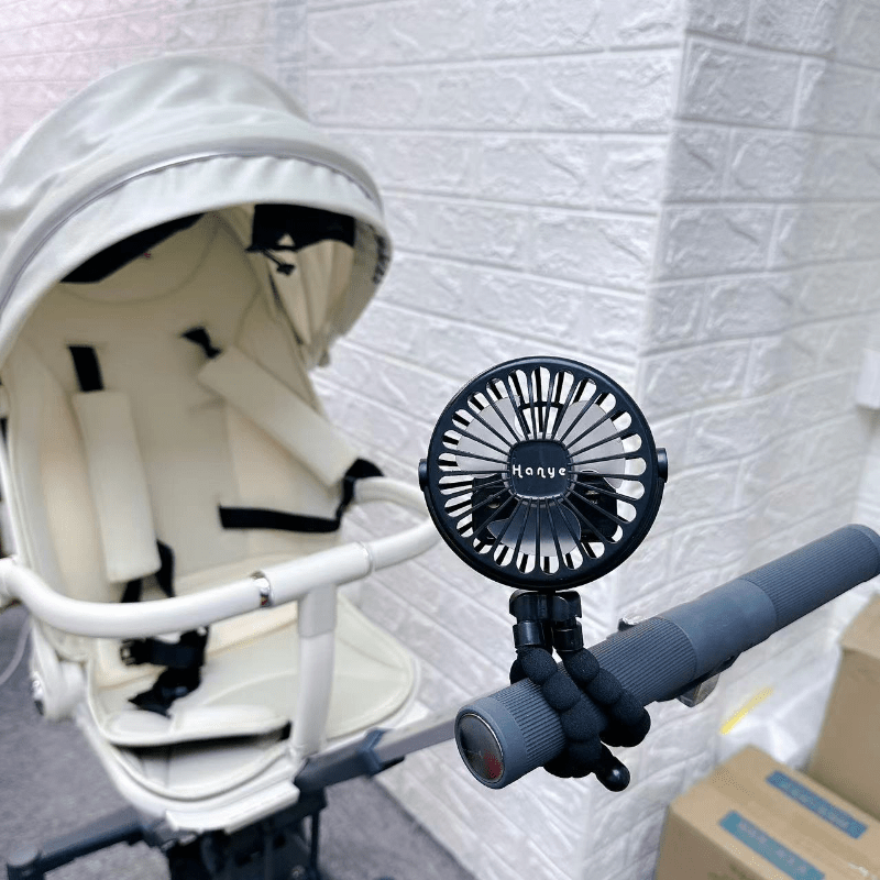 Portabel klämfläkt med flexibel stativ Carvallo