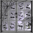 Väggdekaler 3D Halloween Fladdermus Dekoration Set Carvallo