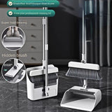 Carvallo- och sopskyffelset Cleanovo Duo | Multifunktionell med självrengörande kam | Ergonomisk & platsbesparande Carvallo