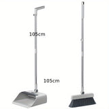 Carvallo- och sopskyffelset Cleanovo Duo | Multifunktionell med självrengörande kam | Ergonomisk & platsbesparande Carvallo