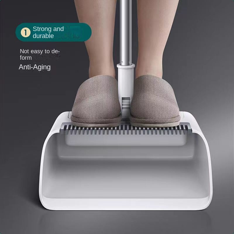 Carvallo- och sopskyffelset Cleanovo Duo | Multifunktionell med självrengörande kam | Ergonomisk & platsbesparande Carvallo