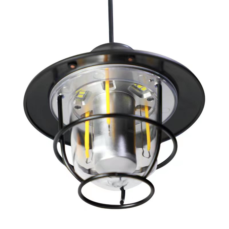 Carvallo LED Campinglampa CampGlow Classic | USB-uppladdningsbar & Robust | 15,5×6,6×10,5 cm | För Utomhus & Nödsituationer Carvallo