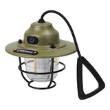 Carvallo LED Campinglampa CampGlow Classic | USB-uppladdningsbar & Robust | 15,5×6,6×10,5 cm | För Utomhus & Nödsituationer Carvallo