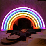 RainbowLight - Regnbåge Neonlampa med Batteri/USB-strömförsörjning Carvallo