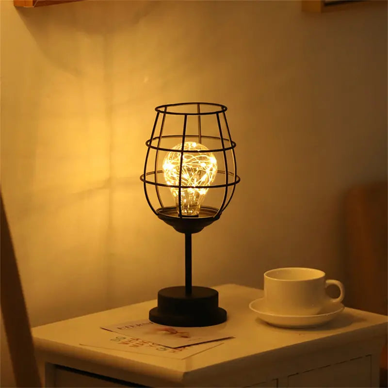 Orson Bordslampa med Karaffdesign – Bordslampa med Varmt LED Ljus i Klassisk Stil Hemnix