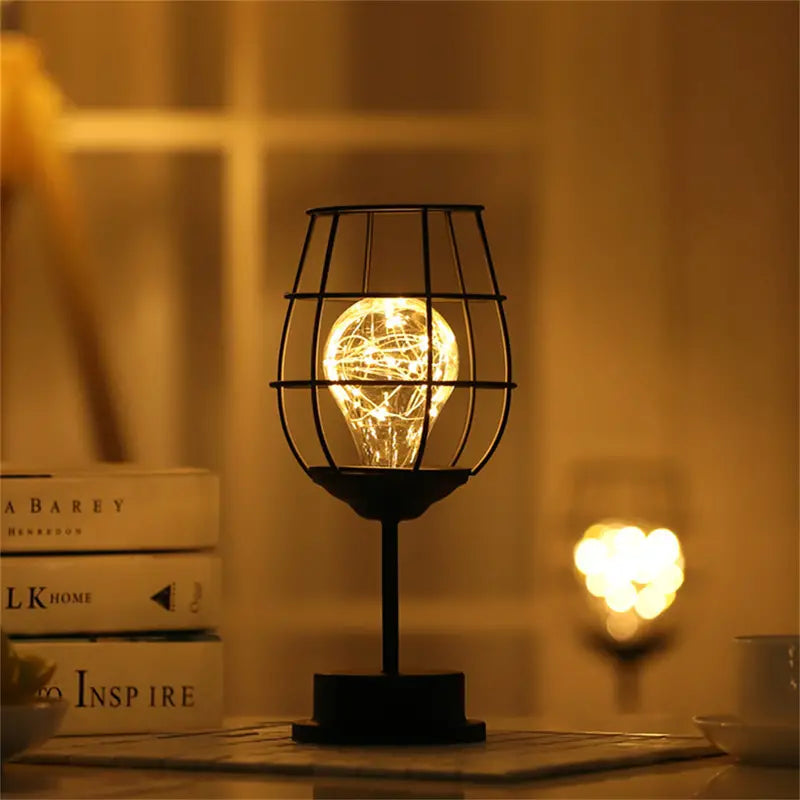 Orson Bordslampa med Karaffdesign – Bordslampa med Varmt LED Ljus i Klassisk Stil Hemnix