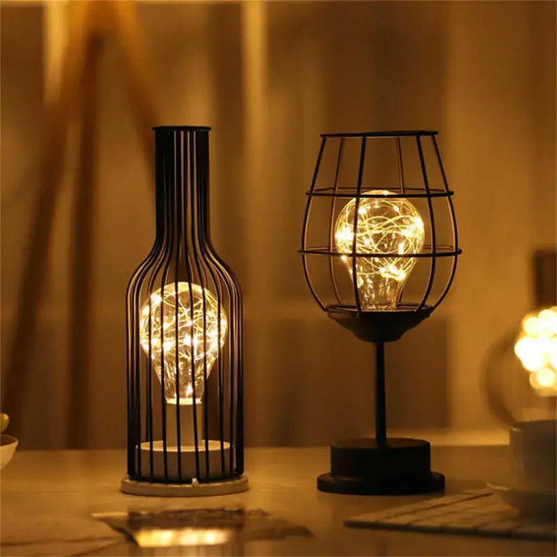 Orson Bordslampa med Karaffdesign – Bordslampa med Varmt LED Ljus i Klassisk Stil Hemnix