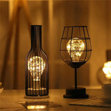 Orson Bordslampa med Karaffdesign – Bordslampa med Varmt LED Ljus i Klassisk Stil Hemnix