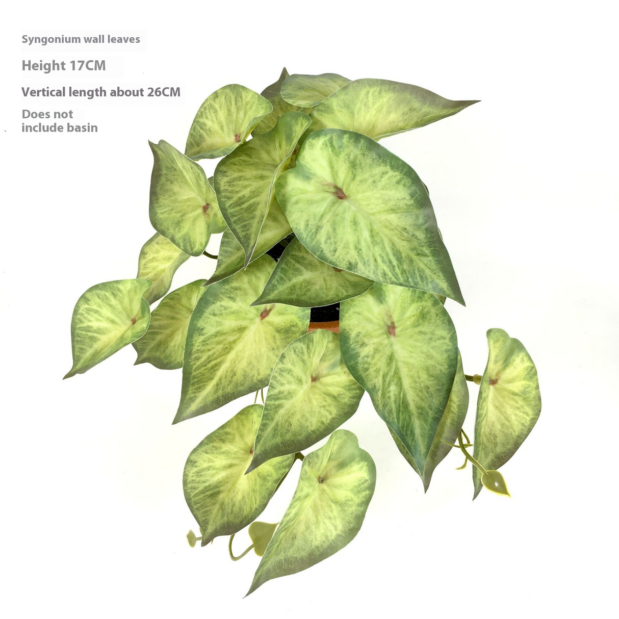 Kunstgjord hängväxt för naturlig dekoration inomhus och utomhus Carvallo