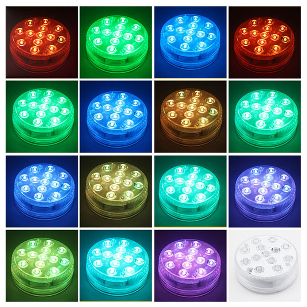 Underwater LED-lampa med fjärrkontroll – RGB flerfärgad poolbelysning för badrum och dammar Carvallo