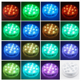 Underwater LED-lampa med fjärrkontroll – RGB flerfärgad poolbelysning för badrum och dammar Carvallo