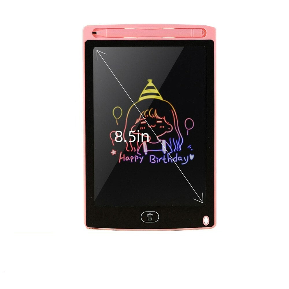 LCD-Skrivplatta Ritplatta Färgskärm-Barn-BB-Rosa-22.5 cm-Hemnix