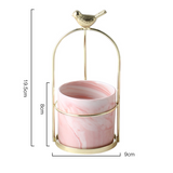 Blomkrukor med fågel-design för stilfull dekoration Carvallo