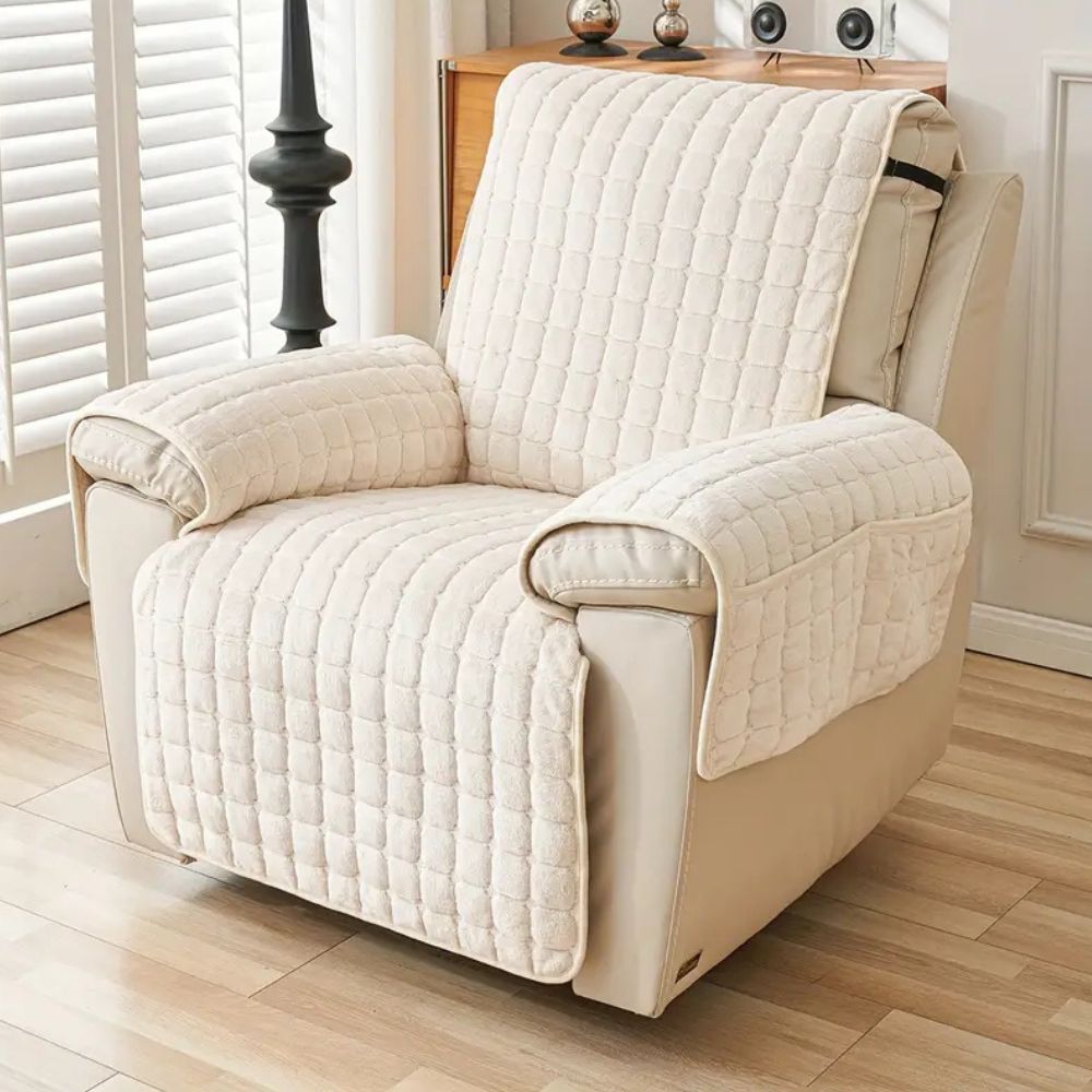 Snug Grid Recliner Cover Carvallo