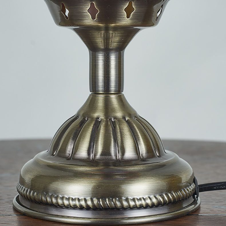 Klassisk Tiffany Oval skrivbordslampa – romantisk järn- och emaljdesign MILA Sverige