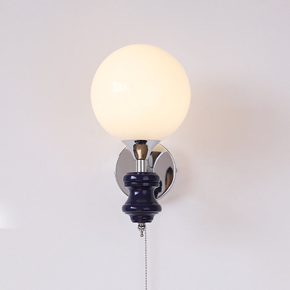 Fransk Medeltida Vintage Bauhaus Vägglampa Carvallo