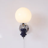 Fransk Medeltida Vintage Bauhaus Vägglampa Carvallo