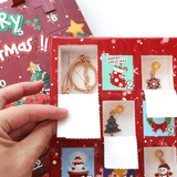 24 Dagar Julens Adventskalender Smyckesask - Berlocksarmband DIY-Jul-BB-Hemnix