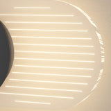 Väggklocka | Led-ljus | Tyst rörelse | Ambient glöd | Kreativ modern design Carvallo