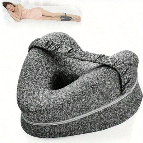 Ergonomiskt Sidliggande Kudde - Knäkudde med Avtagbart och Tvättbart Overdrag Carvallo