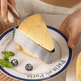 Kakform i rostfritt stål - Triangulärt blad för rena, jämna kakskivor MILA Sverige