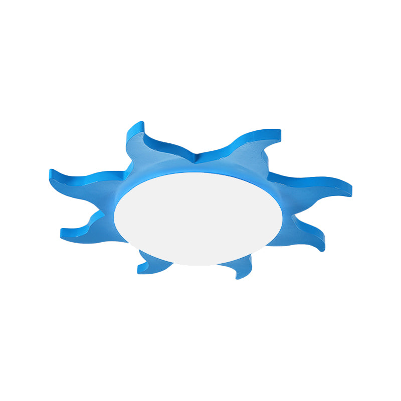 SunShape - Tecknad Trä Akryl Taklampa för Förskolan Carvallo