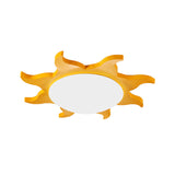 SunShape - Tecknad Trä Akryl Taklampa för Förskolan Carvallo