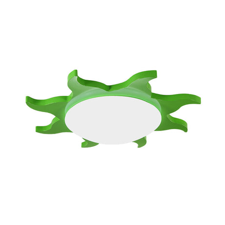 SunShape - Tecknad Trä Akryl Taklampa för Förskolan Carvallo