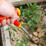 Rostfri trädgårdsspade för ogräsrensning och grönsaksgrävning.-VaruZ-Hemnix