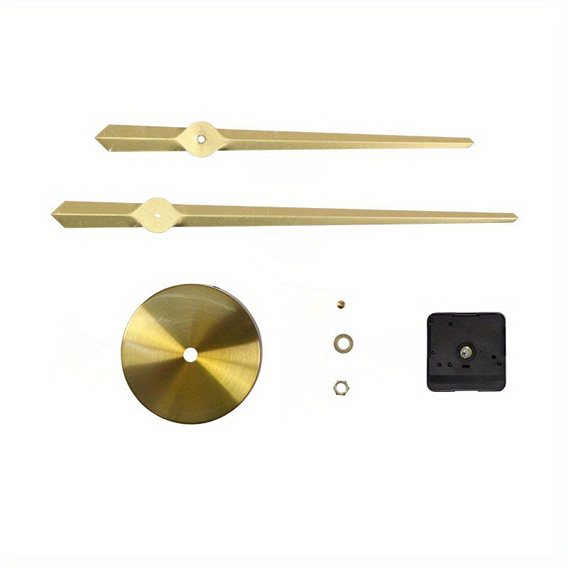 DIY Vägghängd Klocka med Metall Urskiva - Tyst Urverksrörelse för Heminredning Carvallo