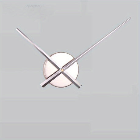 DIY Vägghängd Klocka med Metall Urskiva - Tyst Urverksrörelse för Heminredning Carvallo