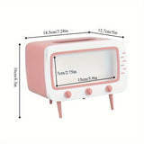 RetroTV Väskhållare för vävnad - Multifunktionell vävnadsdispenser med telefondocka Carvallo