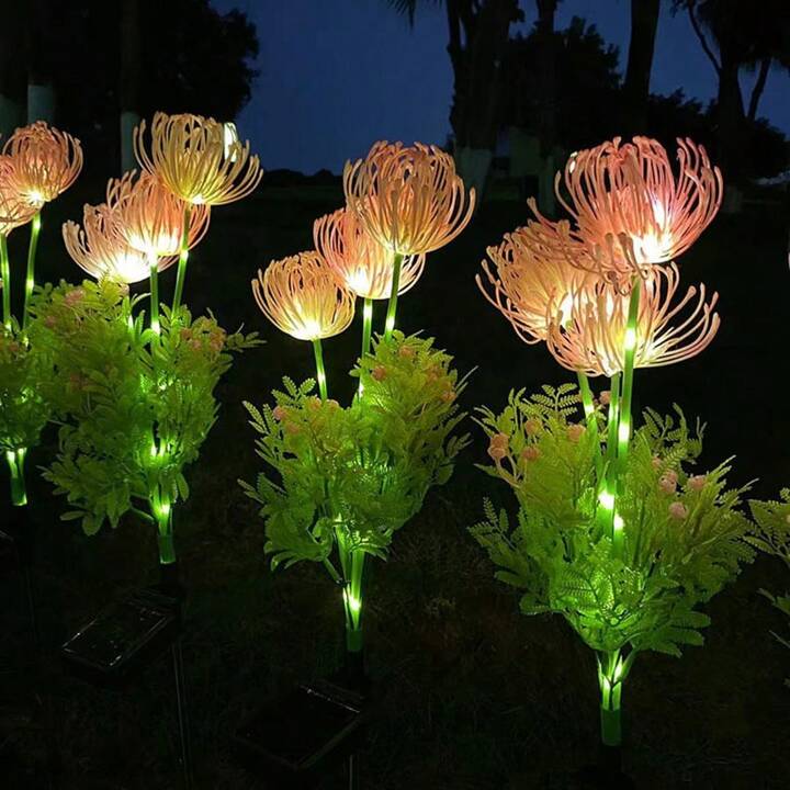 Fairy Flower LED Lamp – Lurig blommönster i stål Carvallo